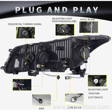 HCMOTIONZ 2008-2012 Honda Accord DRL Head Lamp